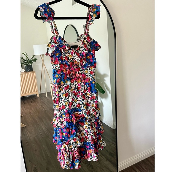 Majorelle Nolita Midi Dress in Patchwork Multi - Picture 3 of 7